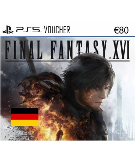 Final Fantasy XVI PlayStation Network Card €80 PlayStation 5 Key GERMANY